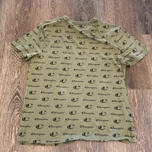 Champion Olive Green Short Sleeve Tee - Picture 3 of 3